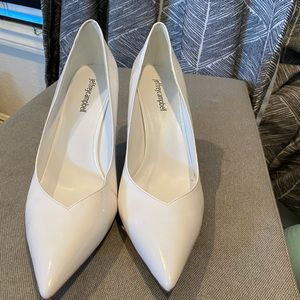 White pumps by Jeffrey Campbell